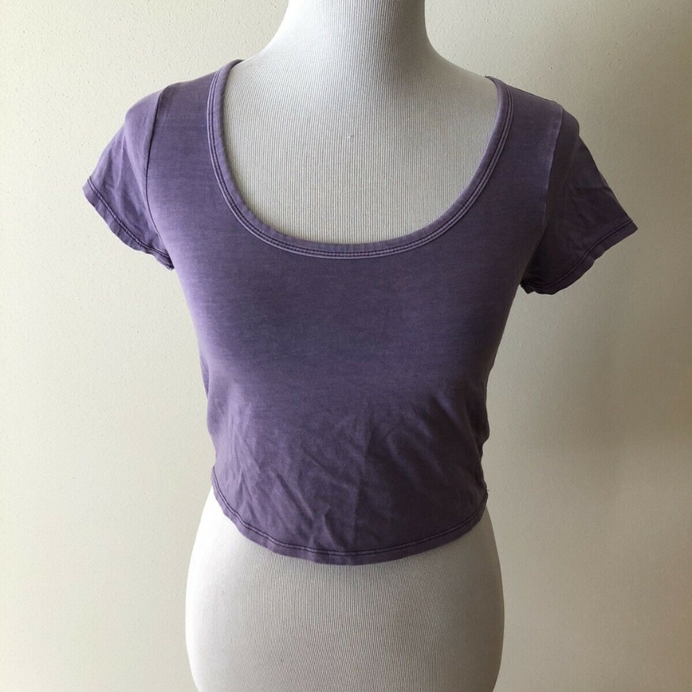 Wild Fable purple crop top - womens M - NWT